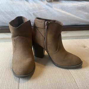 Brown booties